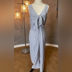 Abercrombie & Fitch Blue and White Striped Dress